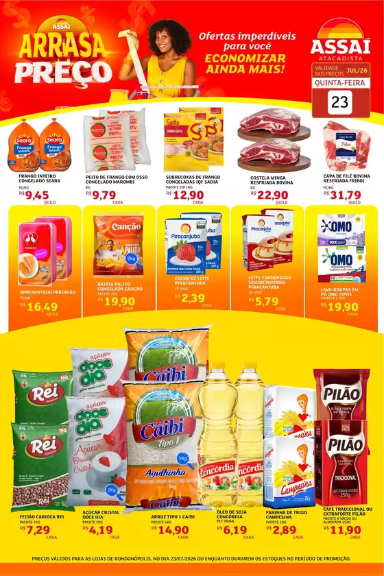 Catálogo Assaí Atacadista | Encarte Assaí Atacadista 49416-978 | 2026-07-23T00:00:00.000Z - 2026-07-23T00:00:00.000Z