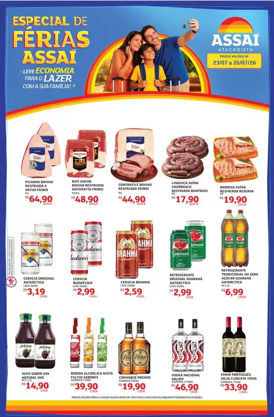 Catálogo Assaí Atacadista | Encarte Assaí Atacadista 168438-532 | 2026-07-23T00:00:00.000Z - 2026-07-26T00:00:00.000Z