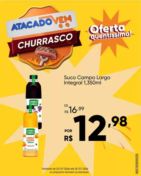 Catálogo ATACADO VEM | Melhores ofertas para compradores econômicos | 2026-07-23T00:00:00.000Z - 2026-07-25T00:00:00.000Z