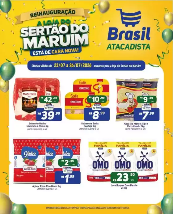 Catálogo Brasil Atacadista | Ótima oferta para todos os clientes | 2026-07-23T00:00:00.000Z - 2026-07-26T00:00:00.000Z