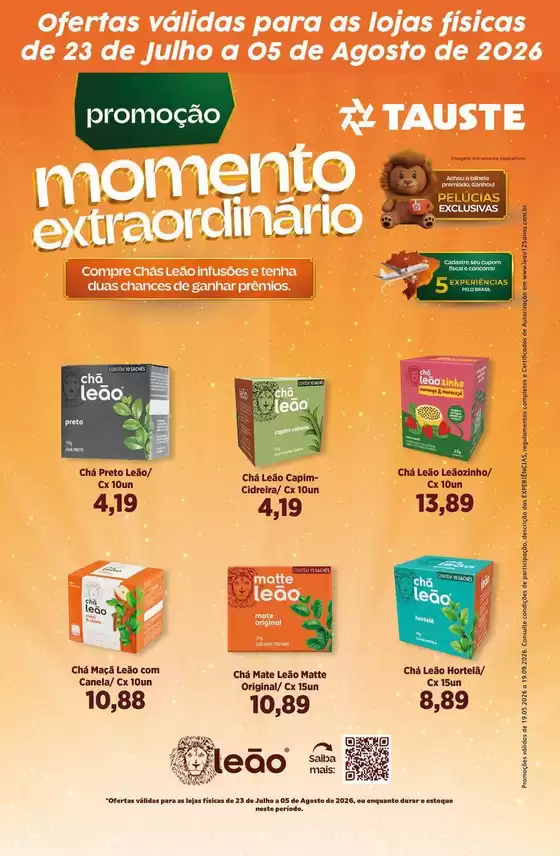 Catálogo Supermercados Tauste | Ofertas Tauste Especial Leão | 2026-07-23T00:00:00.000Z - 2026-08-05T00:00:00.000Z