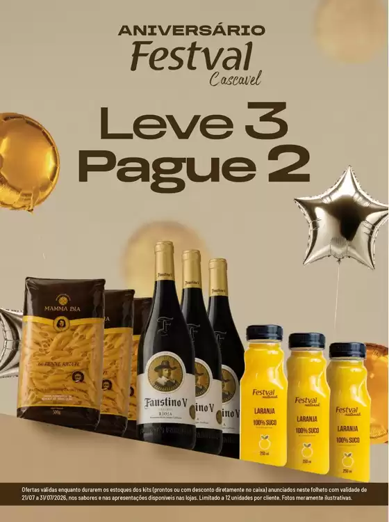 Catálogo Festval | Melhores ofertas para compradores econômicos | 2026-07-23T00:00:00.000Z - 2026-07-31T00:00:00.000Z