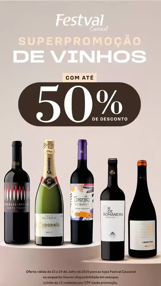 Catálogo Festval | Nossas melhores pechinchas | 2026-07-23T00:00:00.000Z - 2026-07-26T00:00:00.000Z