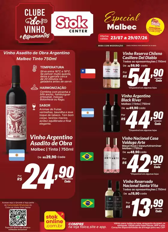 Catálogo Stok Center | Clube do vinho e espumantes | 2026-07-23T00:00:00.000Z - 2026-07-29T00:00:00.000Z