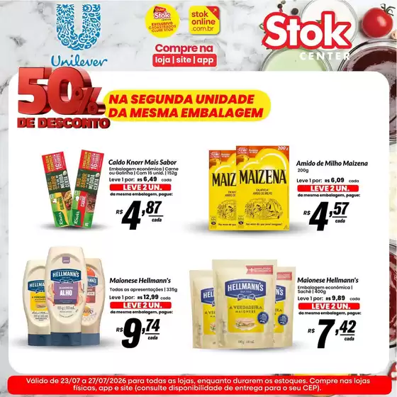 Catálogo Stok Center | Pechinchas e ofertas atuais | 2026-07-23T00:00:00.000Z - 2026-07-27T00:00:00.000Z