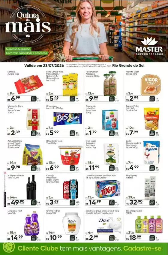 Catálogo Master Supermercados | Quinta do mais RS | 2026-07-23T00:00:00.000Z - 2026-07-23T00:00:00.000Z