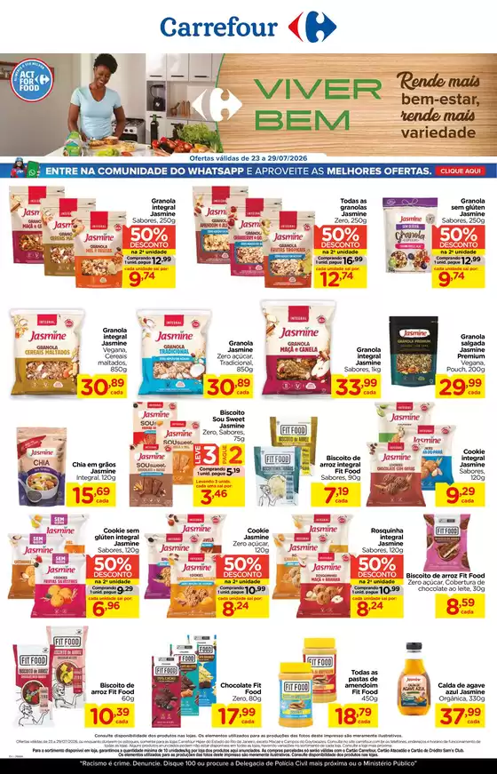 Catálogo Carrefour | VIVER BEM | 2026-07-23T00:00:00.000Z - 2026-07-29T00:00:00.000Z