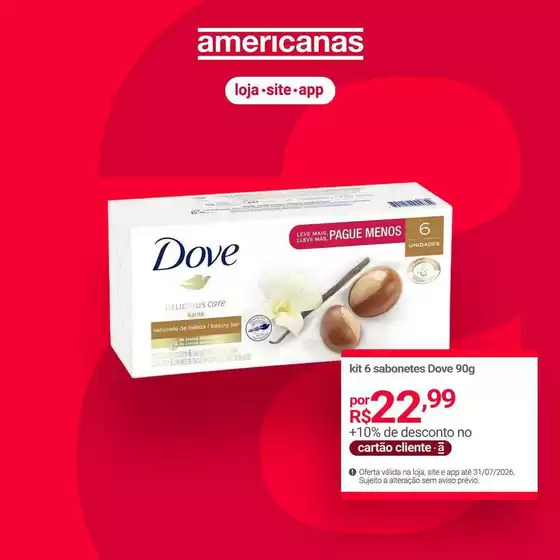 Catálogo Lojas Americanas | Promoções especiais em andamento | 2026-07-23T00:00:00.000Z - 2026-07-31T00:00:00.000Z