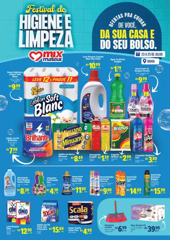 Catálogo Supermercados Mateus | Festival de Higiene | 2026-07-23T00:00:00.000Z - 2026-07-25T00:00:00.000Z