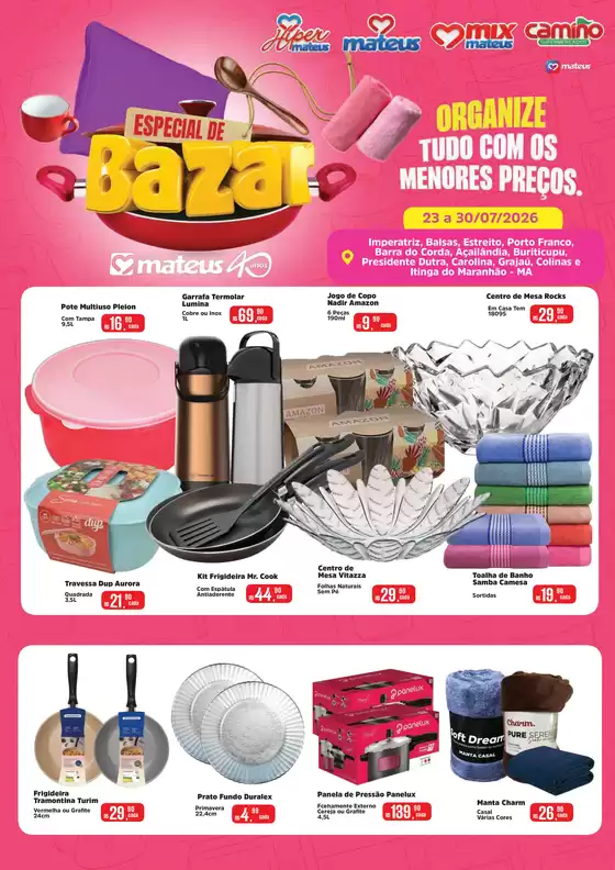 Catálogo Supermercados Mateus | Festival de Bazar | 2026-07-23T00:00:00.000Z - 2026-07-30T00:00:00.000Z