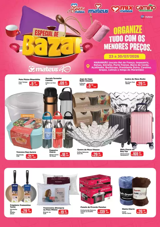Catálogo Supermercados Mateus em Bacabal | Festival de Bazar | 2026-07-23T00:00:00.000Z - 2026-07-30T00:00:00.000Z