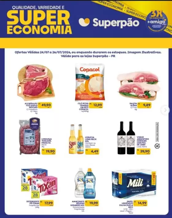 Catálogo Superpão | Qualidade, variedade e SUPER economia | 2026-07-24T00:00:00.000Z - 2026-07-26T00:00:00.000Z
