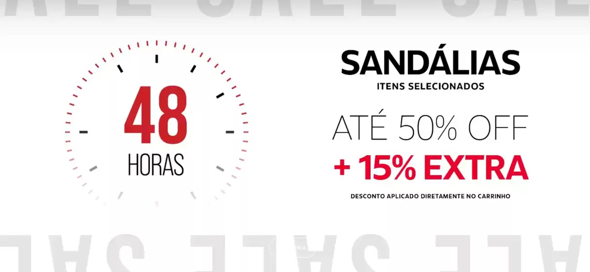 Catálogo Arezzo | Até 50% off +15% extra | 2026-07-24T00:00:00.000Z - 2026-07-26T00:00:00.000Z