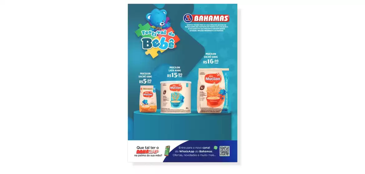 Catálogo Bahamas Supermercados | Festival Nestlé Baby | 2026-07-24T00:00:00.000Z - 2026-08-05T00:00:00.000Z