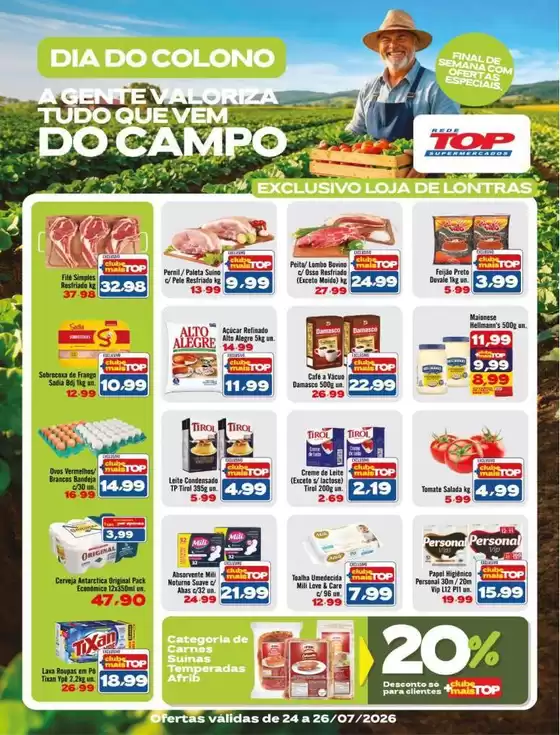 Catálogo Rede Top | Melhores ofertas para compradores econômicos | 2026-07-24T00:00:00.000Z - 2026-07-26T00:00:00.000Z