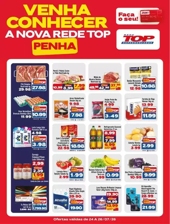 Catálogo Rede Top | Ampla seleção de ofertas | 2026-07-24T00:00:00.000Z - 2026-07-26T00:00:00.000Z