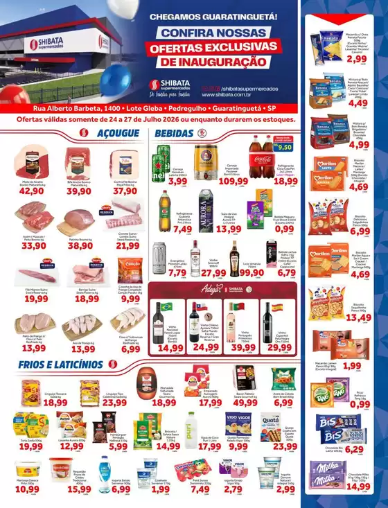 Catálogo Shibata Supermercados | Novas ofertas para descobrir | 2026-07-24T00:00:00.000Z - 2026-07-27T00:00:00.000Z