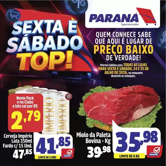 Catálogo Paraná Supermercados | Encarte Paraná Supermercados | 2026-07-24T00:00:00.000Z - 2026-07-25T00:00:00.000Z