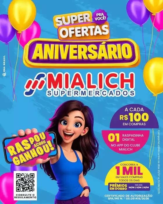 Catálogo Mialich Supermercados | Ofertas especiais para você | 2026-07-23T00:00:00.000Z - 2026-08-23T00:00:00.000Z