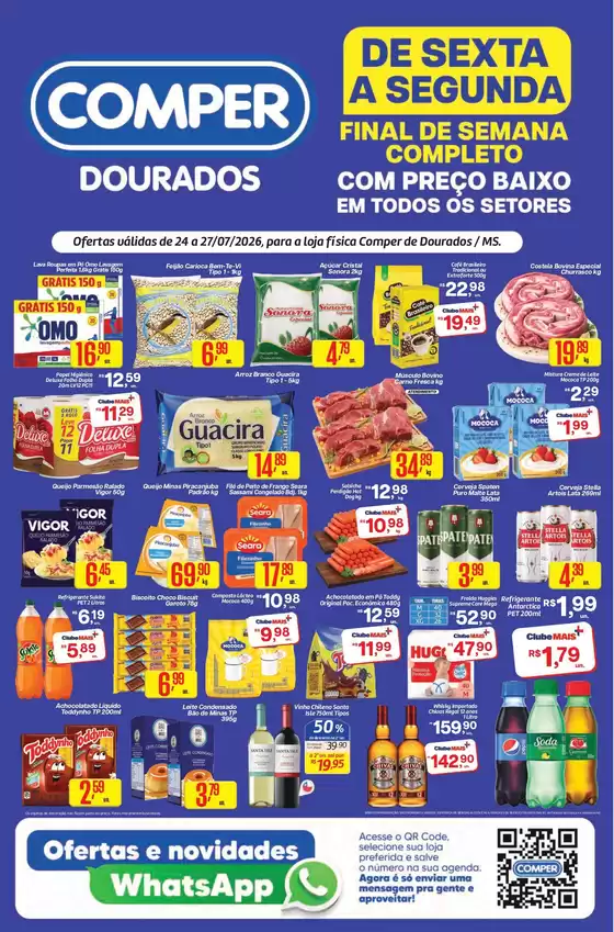 Catálogo Comper | Ofertas Dourados 24.07 a 27.07 | 2026-07-24T00:00:00.000Z - 2026-07-27T00:00:00.000Z