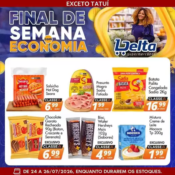 Catálogo Delta Supermercados | Ótima oferta para caçadores de pechinchas | 2026-07-24T00:00:00.000Z - 2026-07-26T00:00:00.000Z