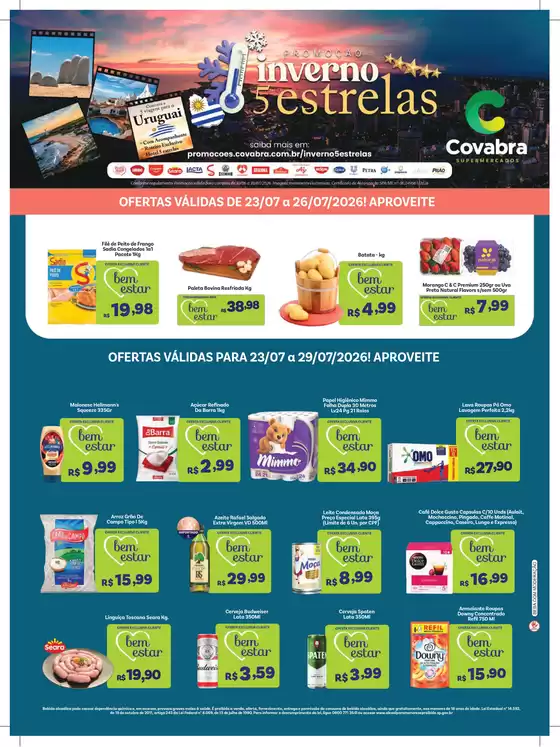 Catálogo Covabra Supermercados | Melhores ofertas para compradores econômicos | 2026-07-23T00:00:00.000Z - 2026-07-29T00:00:00.000Z