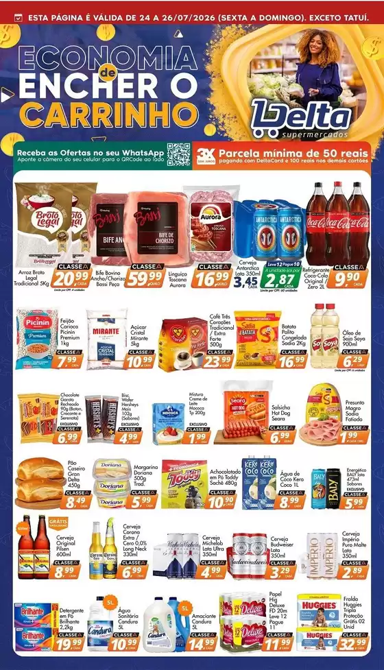 Catálogo Delta Supermercados | Descubra ofertas atraentes | 2026-07-24T00:00:00.000Z - 2026-07-26T00:00:00.000Z