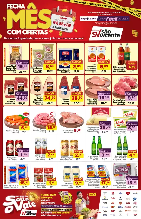 Catálogo Supermercados São Vicente | Melhores ofertas para compradores econômicos | 2026-07-24T00:00:00.000Z - 2026-07-26T00:00:00.000Z