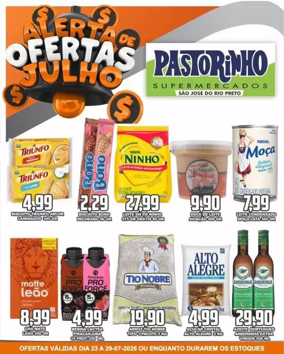 Catálogo Supermercado Pastorinho | Nossas melhores pechinchas | 2026-07-23T00:00:00.000Z - 2026-07-29T00:00:00.000Z