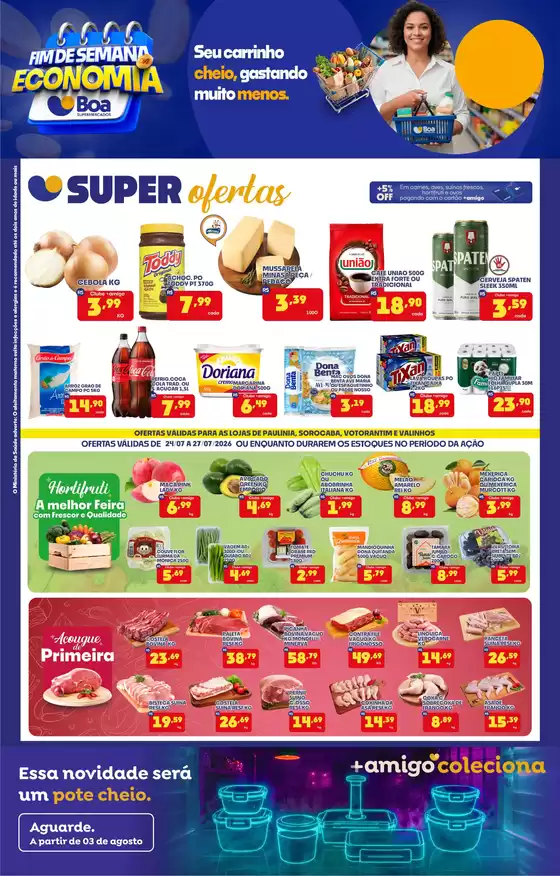 Catálogo Boa Supermercados | Super ofertas | 2026-07-24T00:00:00.000Z - 2026-07-27T00:00:00.000Z