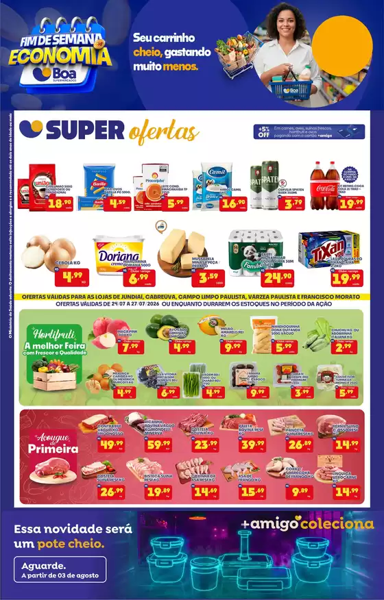 Catálogo Boa Supermercados | Fim de Semana Economia | 2026-07-24T00:00:00.000Z - 2026-07-27T00:00:00.000Z