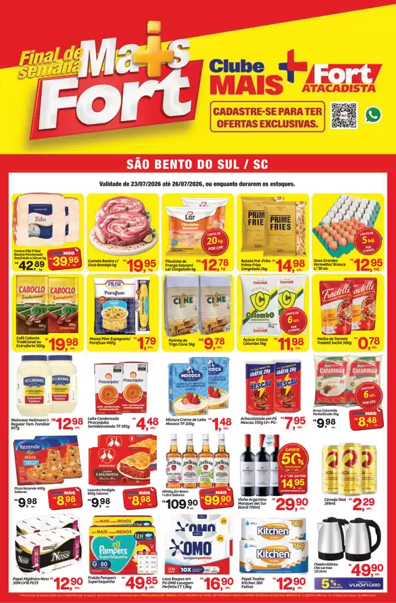 Catálogo Fort Atacadista | SC Fort Fim de Semana 23 a 26 JUL 26 Sao Bento | 2026-07-23T00:00:00.000Z - 2026-07-26T00:00:00.000Z