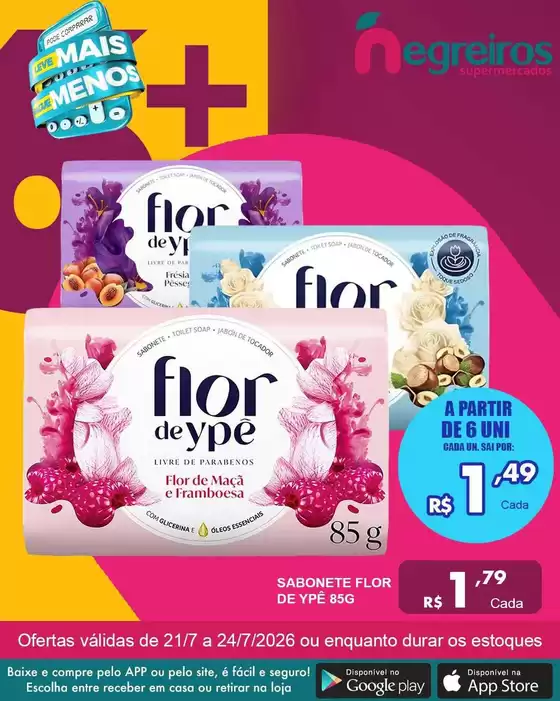 Catálogo Negreiros Supermercados | Ótima oferta para caçadores de pechinchas | 2026-07-21T00:00:00.000Z - 2026-07-24T00:00:00.000Z