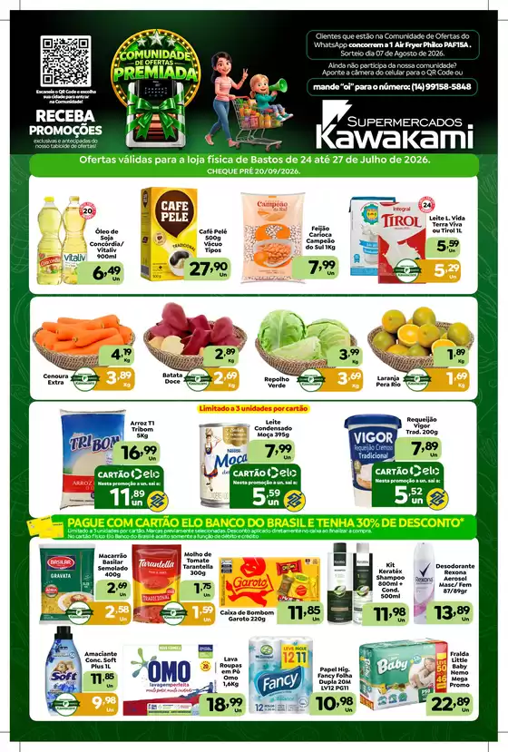 Catálogo Supermercados Kawakami | Ofertas - Bastos | 2026-07-24T00:00:00.000Z - 2026-07-27T00:00:00.000Z