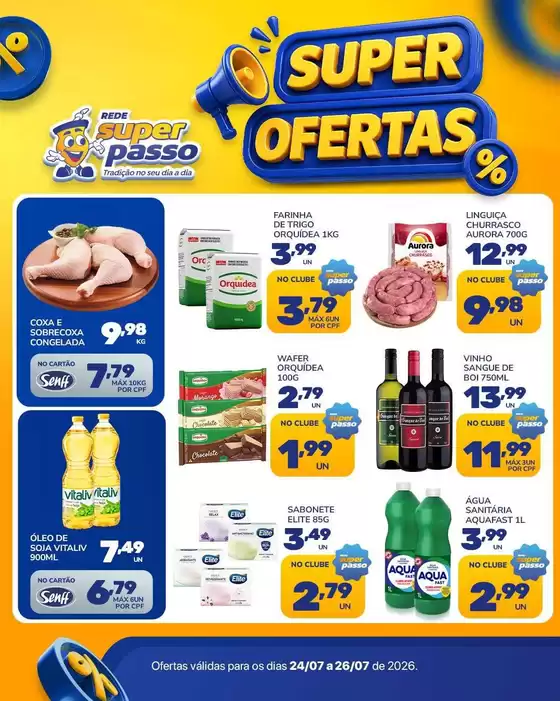 Catálogo Rede Super Passo | Encarte Rede Super Passo | 2026-07-24T00:00:00.000Z - 2026-07-26T00:00:00.000Z