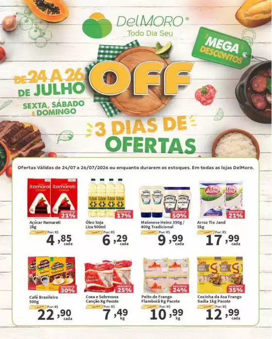 Catálogo Del Moro Supermercados | Ampla seleção de ofertas | 2026-07-24T00:00:00.000Z - 2026-07-26T00:00:00.000Z