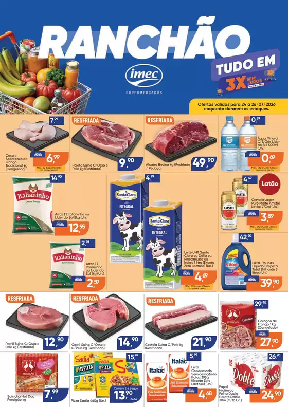 Catálogo Imec Supermercados | BAIXA 16332 IMEC Ranchao 24 a 260726 1 | 2026-07-24T00:00:00.000Z - 2026-07-26T00:00:00.000Z
