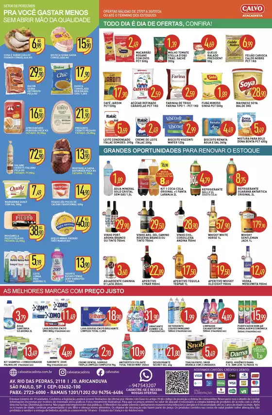 Catálogo Calvo Atacadista | Ofertas especiais atraentes para todos | 2026-07-27T00:00:00.000Z - 2026-07-30T00:00:00.000Z