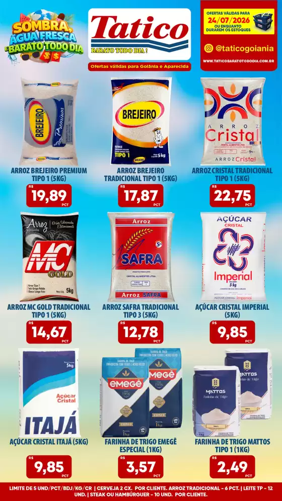 Catálogo Tatico | Melhores ofertas para todos os caçadores de pechinchas | 2026-07-24T00:00:00.000Z - 2026-07-24T00:00:00.000Z