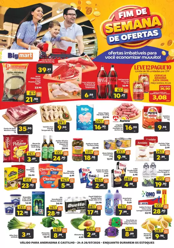 Catálogo Bigmart | Pechinchas e ofertas atuais | 2026-07-26T00:00:00.000Z - 2026-07-26T00:00:00.000Z