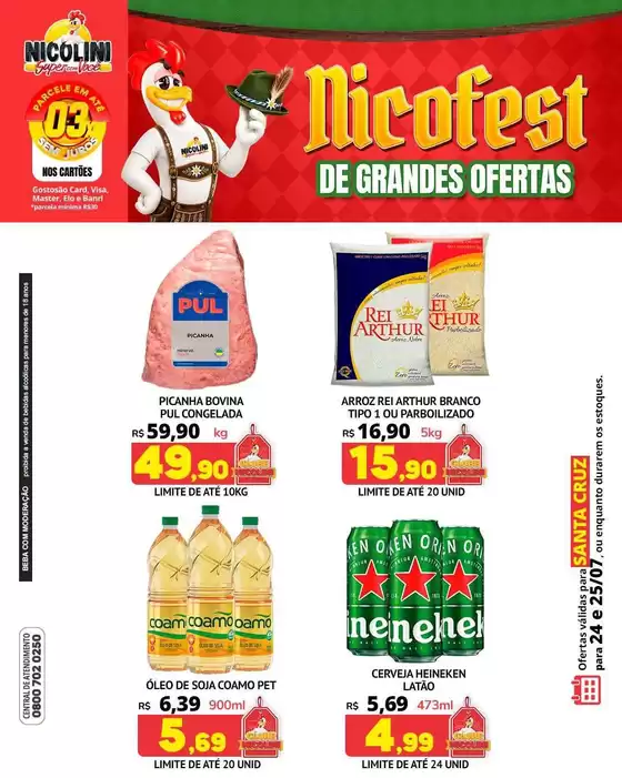 Catálogo Super Nicolini | Nossas melhores pechinchas | 2026-07-24T00:00:00.000Z - 2026-07-25T00:00:00.000Z