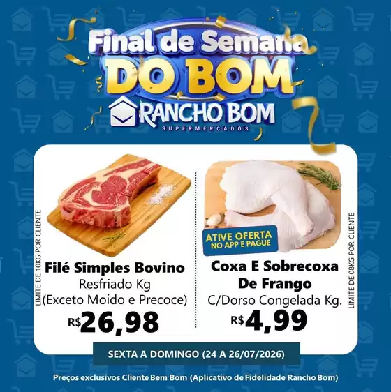 Catálogo Rancho Bom Supermercados | Promoções especiais em andamento | 2026-07-24T00:00:00.000Z - 2026-07-26T00:00:00.000Z