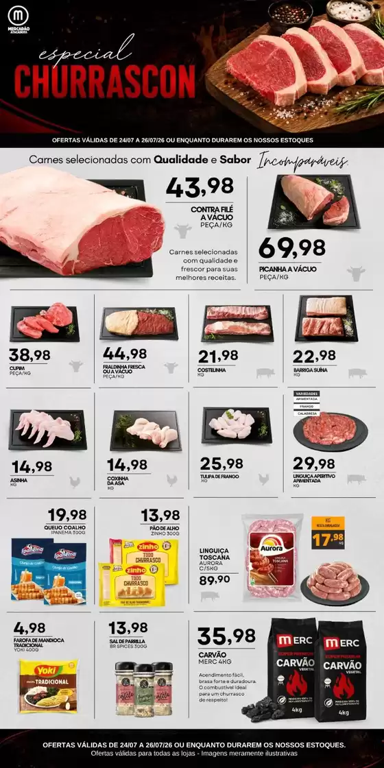 Catálogo Mercadão Atacadista em Santos | Melhores ofertas e descontos | 2026-07-24T00:00:00.000Z - 2026-07-26T00:00:00.000Z