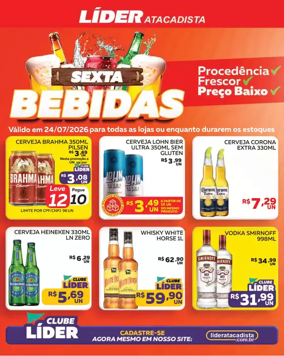 Catálogo Líder Atacadista | Cópia encarte sexta das carnes e be | 2026-07-24T00:00:00.000Z - 2026-07-24T00:00:00.000Z