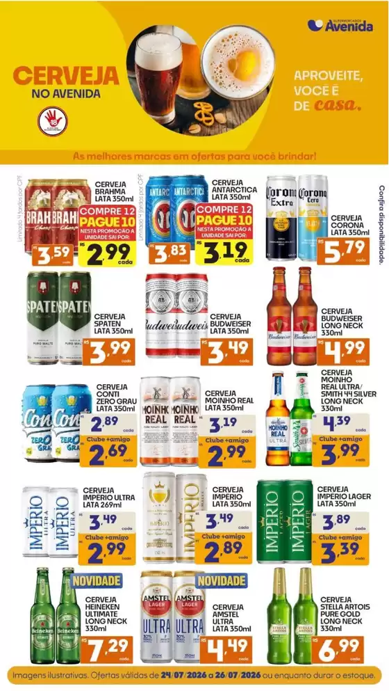 Catálogo Supermercados Avenida | Promoções especiais em andamento | 2026-07-24T00:00:00.000Z - 2026-07-26T00:00:00.000Z
