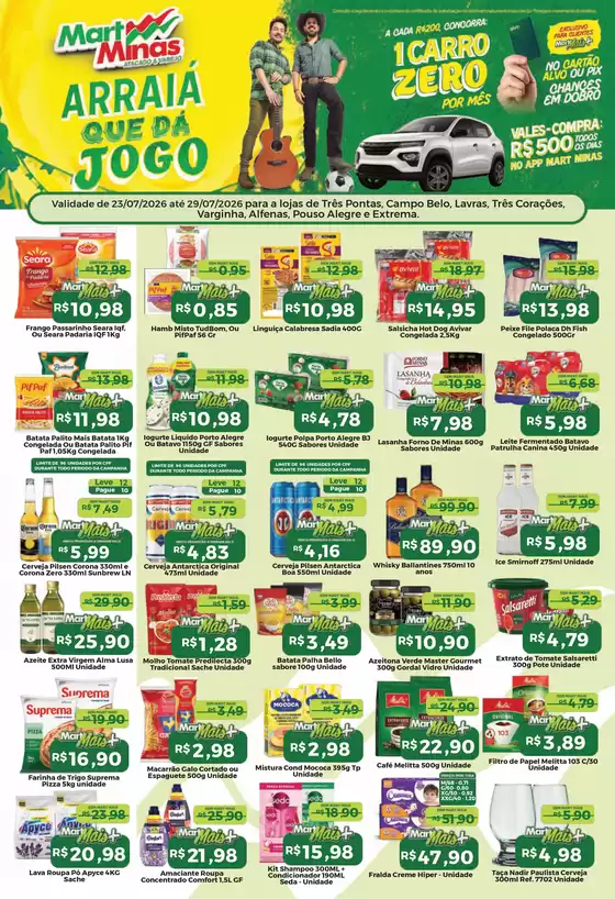 Catálogo Mart Minas | Melhores ofertas para compradores econômicos | 2026-07-23T00:00:00.000Z - 2026-07-29T00:00:00.000Z
