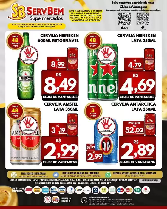 Catálogo ServBem | Ofertas exclusivas | 2026-07-24T00:00:00.000Z - 2026-07-26T00:00:00.000Z