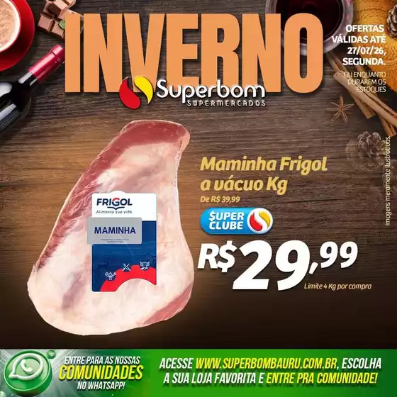 Catálogo Superbom Supermercados | Grandes descontos em produtos selecionados | 2026-07-24T00:00:00.000Z - 2026-07-27T00:00:00.000Z