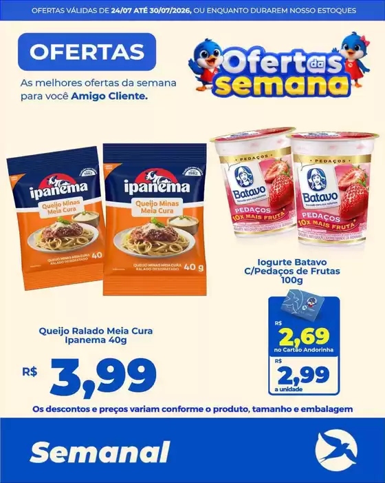 Catálogo Andorinha Hipermercado | Nossas melhores ofertas para você | 2026-07-24T00:00:00.000Z - 2026-07-30T00:00:00.000Z