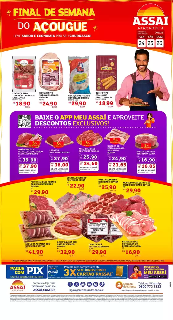 Catálogo Assaí Atacadista | Encarte Assaí Atacadista 49457-64 | 2026-07-24T00:00:00.000Z - 2026-07-26T00:00:00.000Z